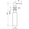 Дозатор кухонный GRANULA 1403 алюминиум 1403 ALYUMIHIYM