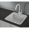 Кухонная мойка GRANULA GR-5001 Стандарт, белый 5001 BELYII